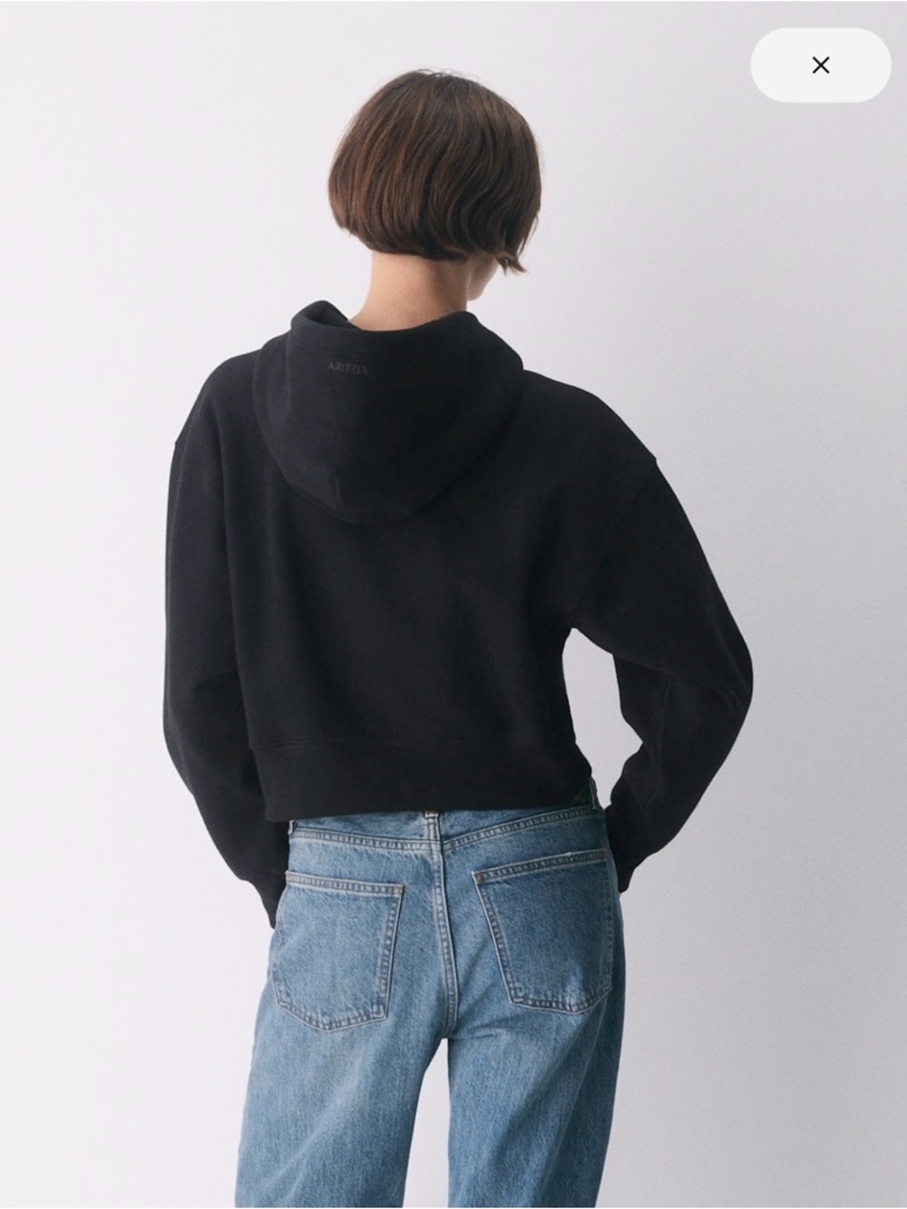 Aritzia Cozy Sweatfleece Hoodie in black 🖤